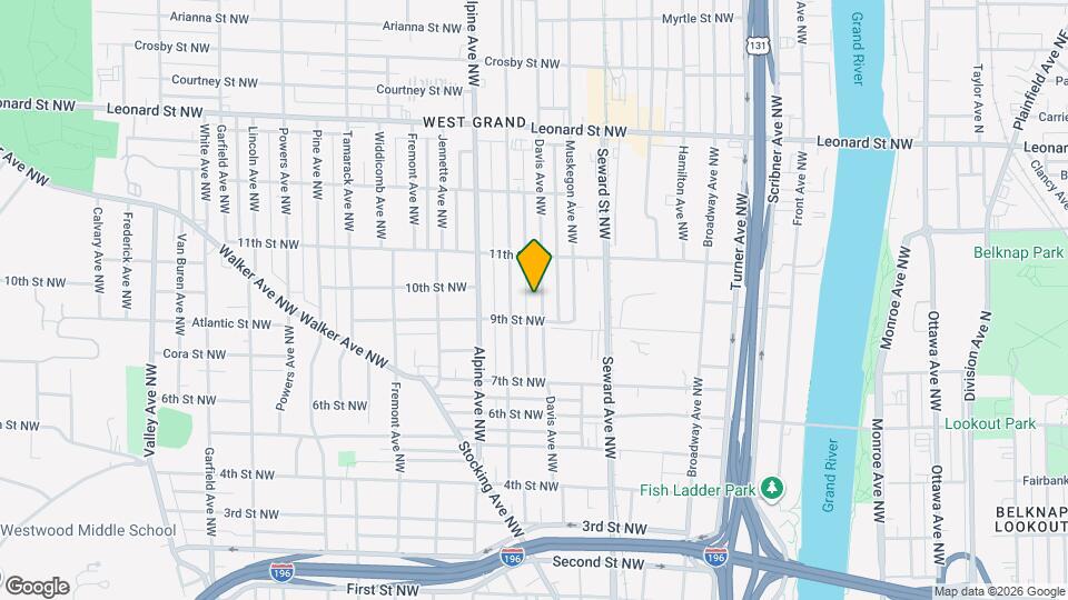 919 Davis Ave NW Mapa y Detalles de la Ubicación