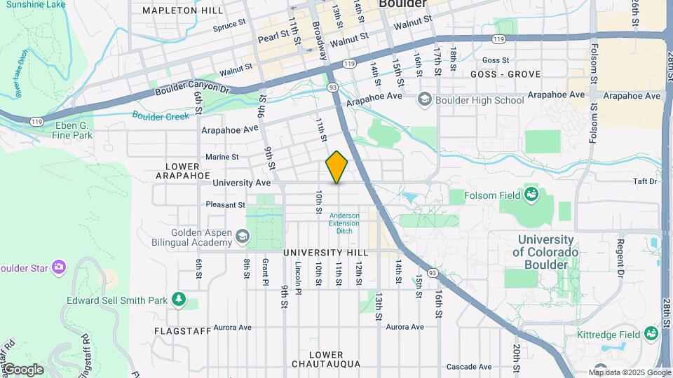 1044 University Ave Map and Location Details