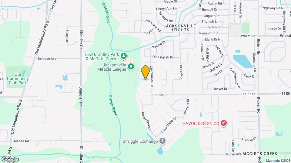 8368 Geoffrey Ct Map and Location Details