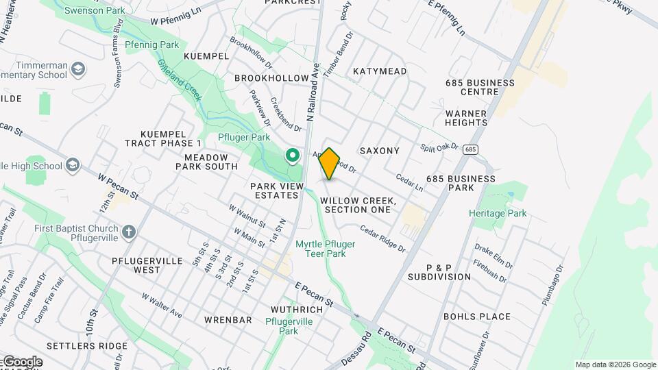 703 Meadow Creek Dr Map and Location Details
