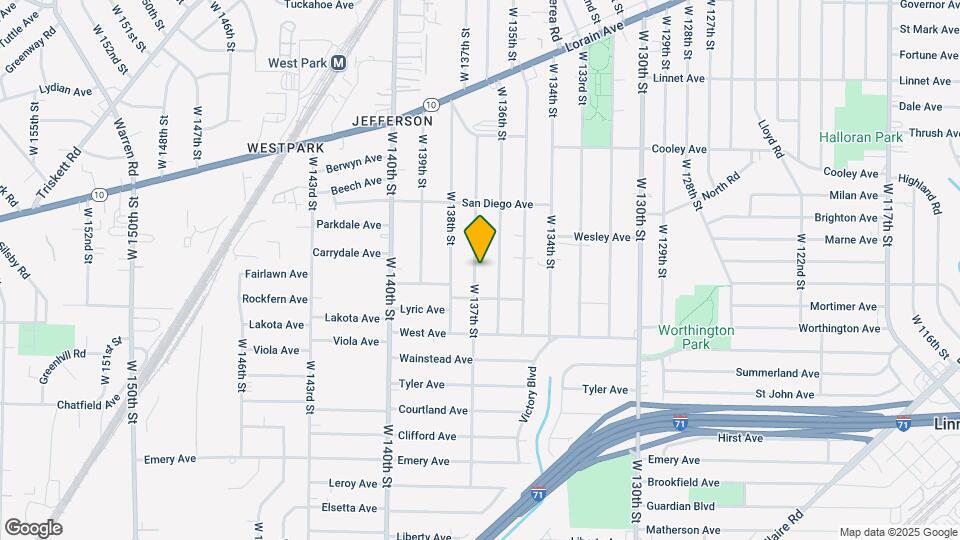 3819 W 137th St Map and Location Details