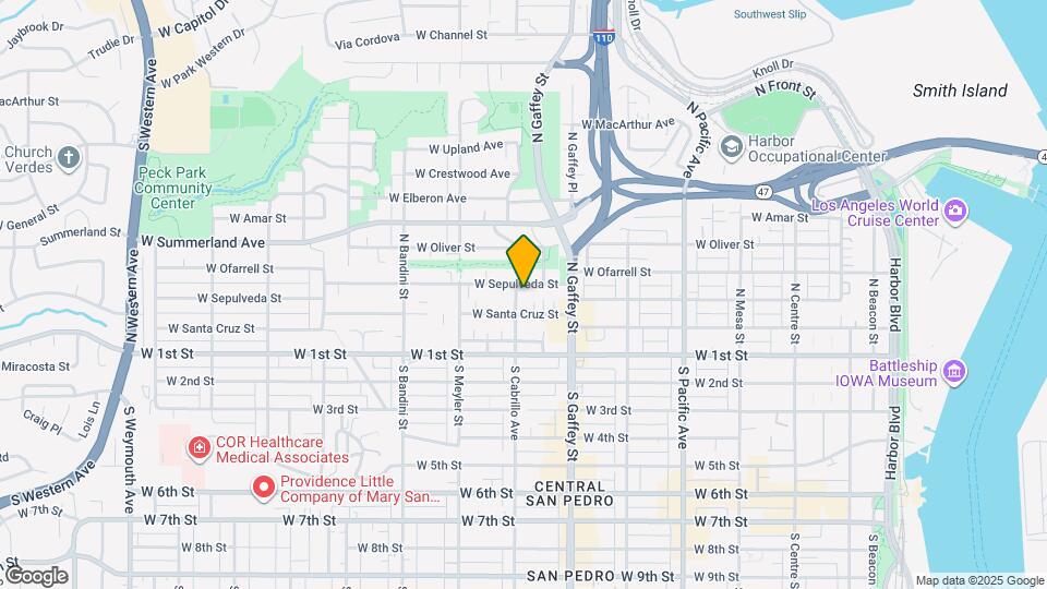 783 W Sepulveda St Map and Location Details