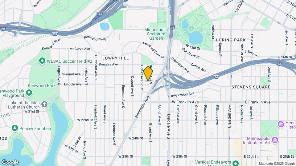 Lincoln Lowry Hill Condominiums Map and Location Details