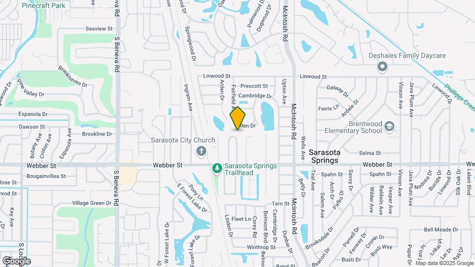 2705 Pursell Cir Map and Location Details