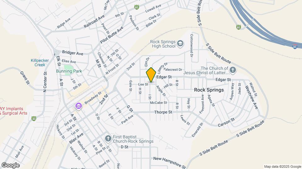 1038 Lyle St Map and Location Details