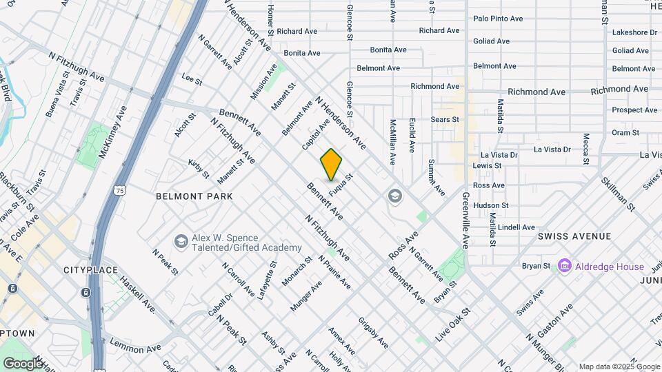 2107 N Garrett Ave Map and Location Details