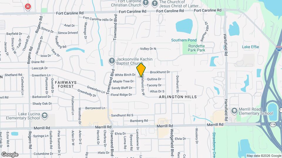 3134 Dalehurst Dr W Mapa y Detalles de la Ubicación