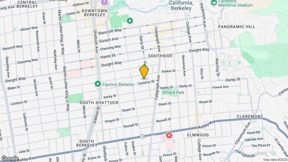 2333 Carleton St Map and Location Details