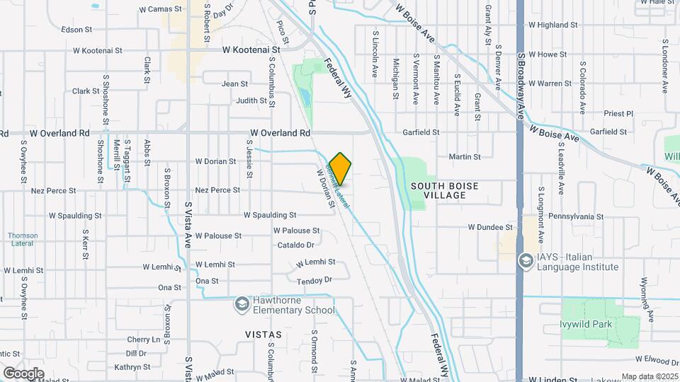 1822 W Nez Perce St, Unit 1822 Map and Location Details