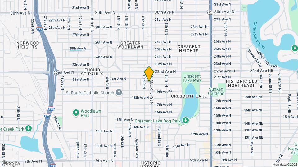 2014 Dr. Martin Luther King Jr St N Map and Location Details
