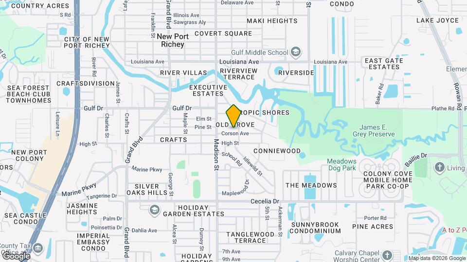 6103 Corson Ave Map and Location Details