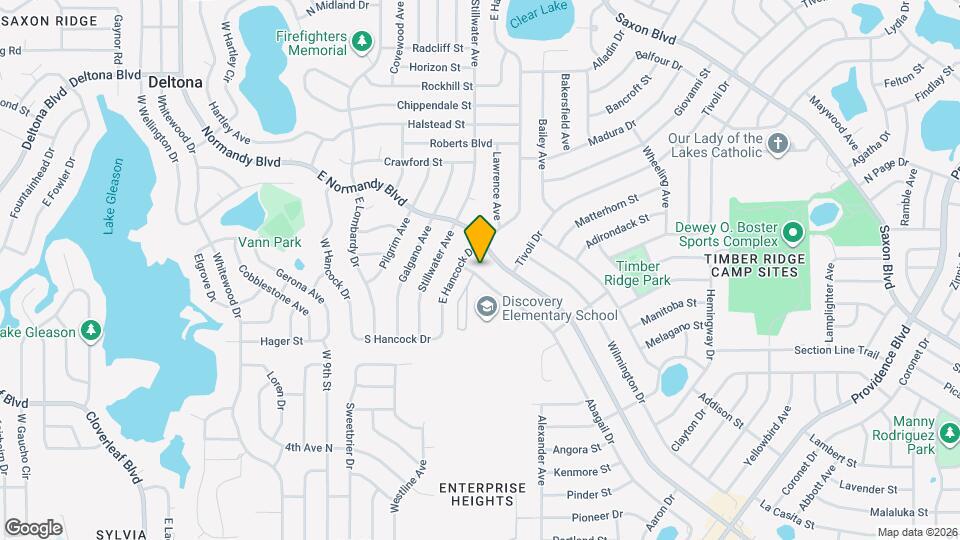 936 Abigail Drive Map and Location Details