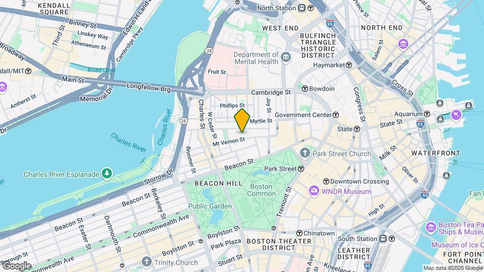 83 Mount Vernon St Mapa y Detalles de la Ubicación