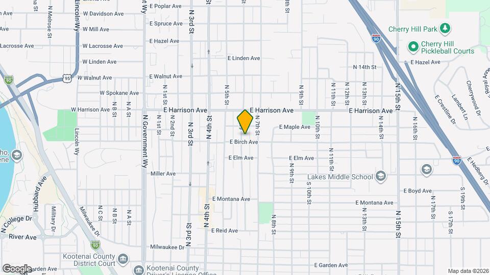 1104 N 6th St Map and Location Details