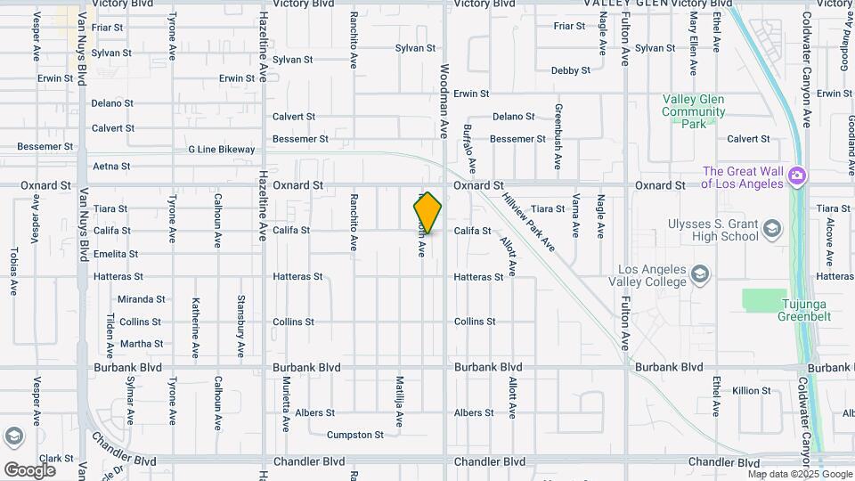 5850 Mammoth Ave Map and Location Details