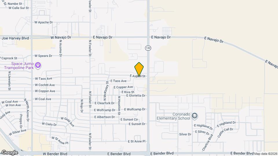 725 E Aspen Map and Location Details