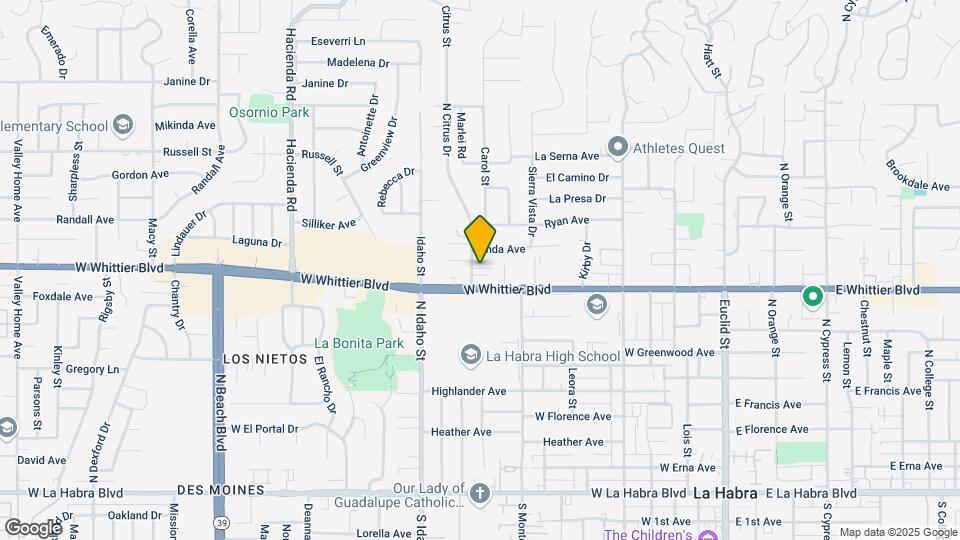 820-836 N Citrus Dr Map and Location Details