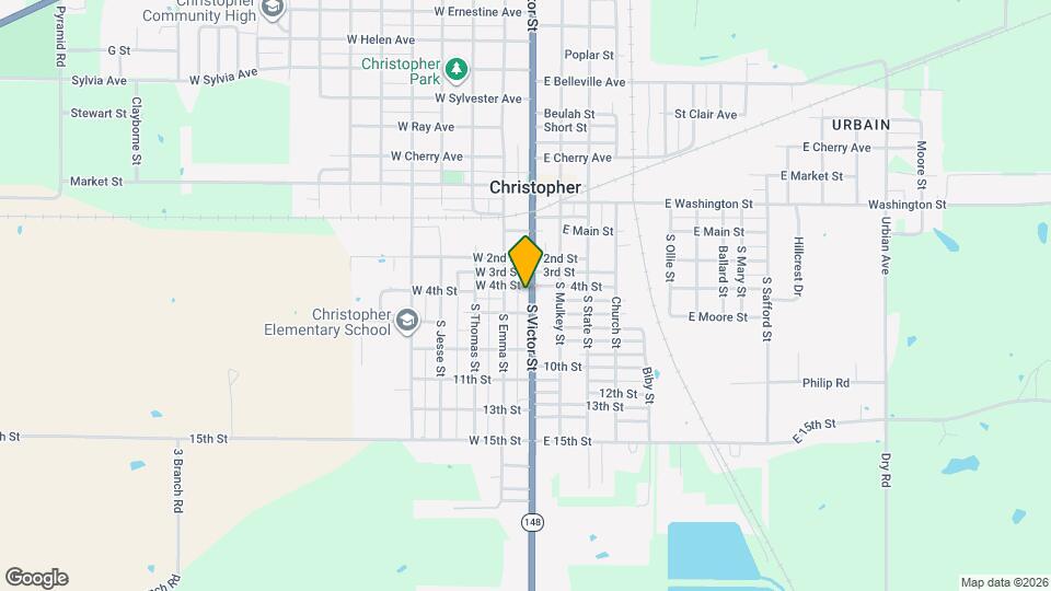 403 S Victor St Map and Location Details