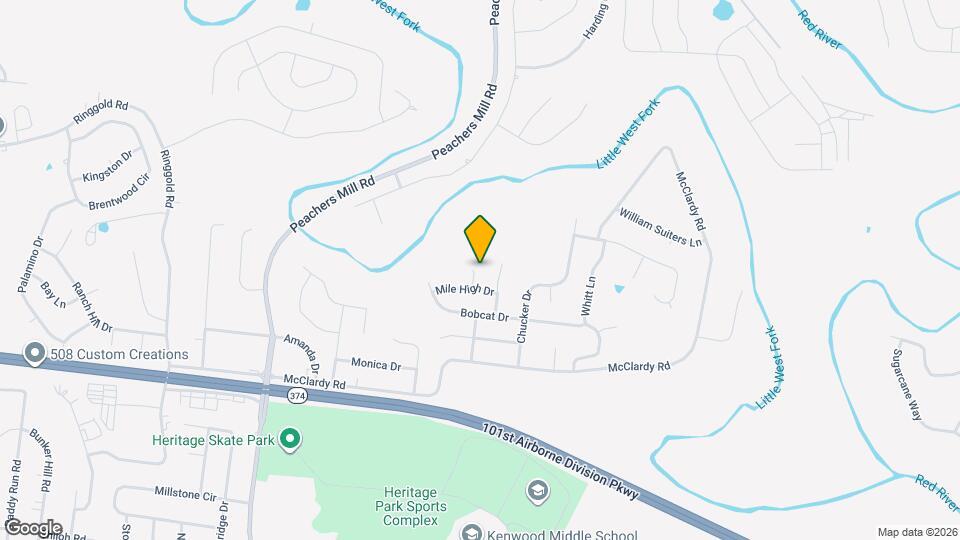 1325 Mile High Ct Map and Location Details