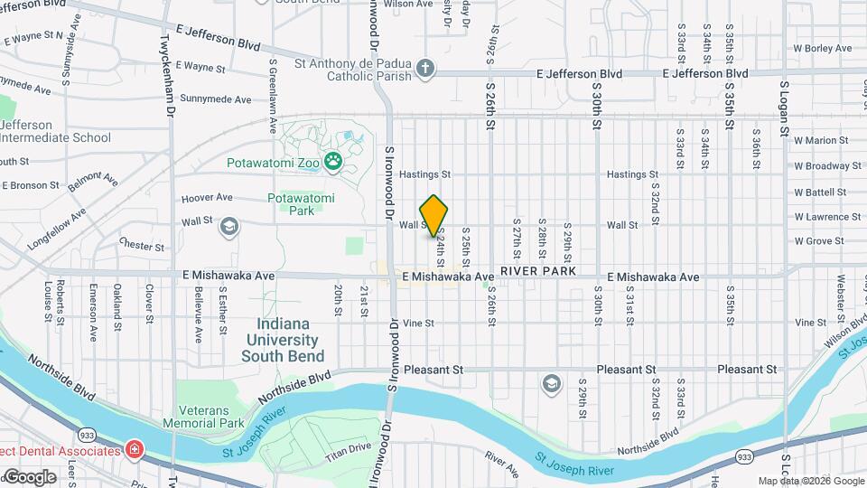 819 S 24th St Map and Location Details