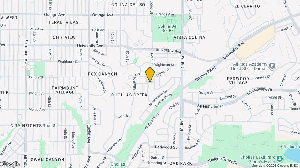 3659 Lemona Ave Map and Location Details