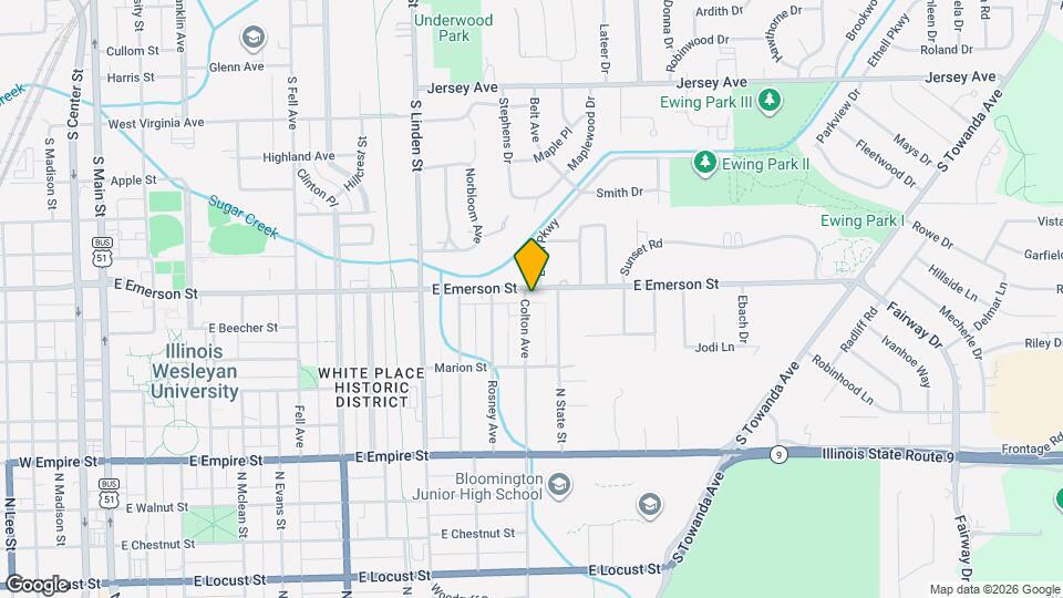 1225 Colton Ave Map and Location Details