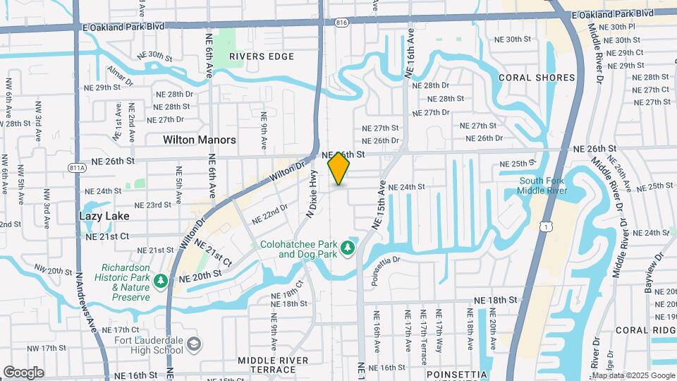 1222 NE 24th St Wilton Manors FL Apartments and Nearby Wilton Manors