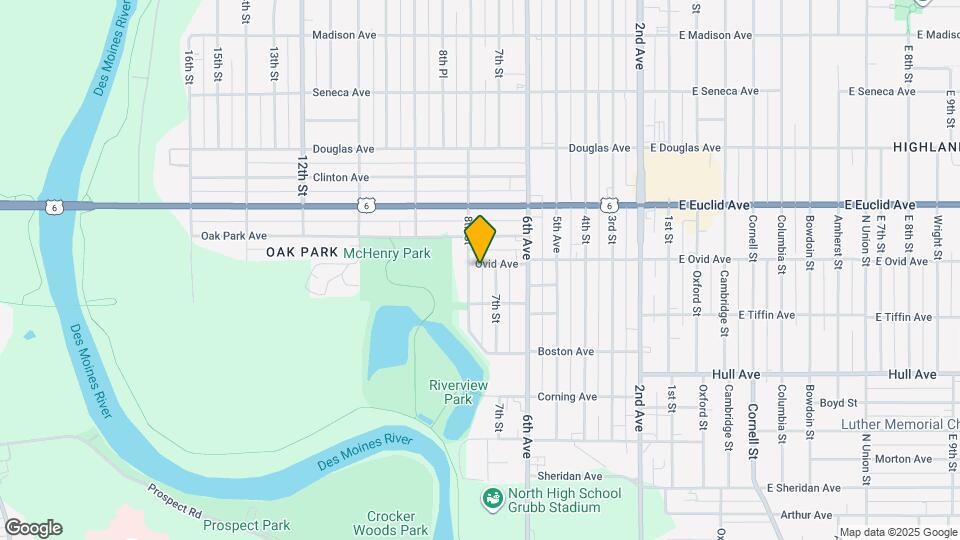 714 Ovid Ave Map and Location Details