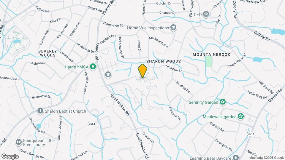 3213 Heathstead Place Map and Location Details