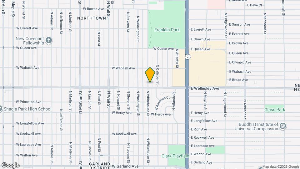 4708 N Whitehouse St Map and Location Details