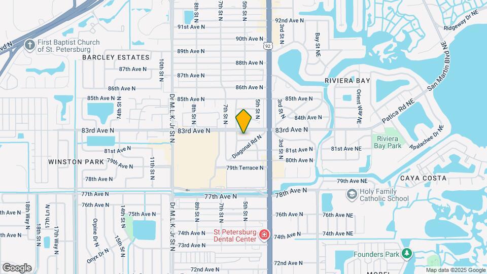 539 82nd Ave N Map and Location Details