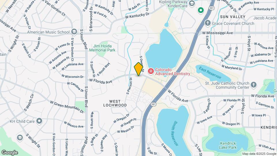 10950 W Florida Ave, Unit 314 Map and Location Details
