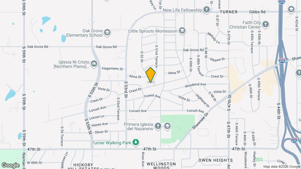 2709 S 51st Ct Map and Location Details