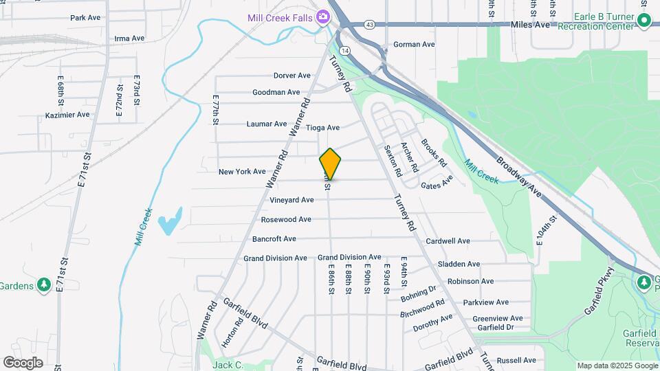 8602 Jeffries Ave Map and Location Details