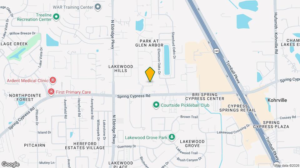 17110 Ginger Fields Ln Map and Location Details