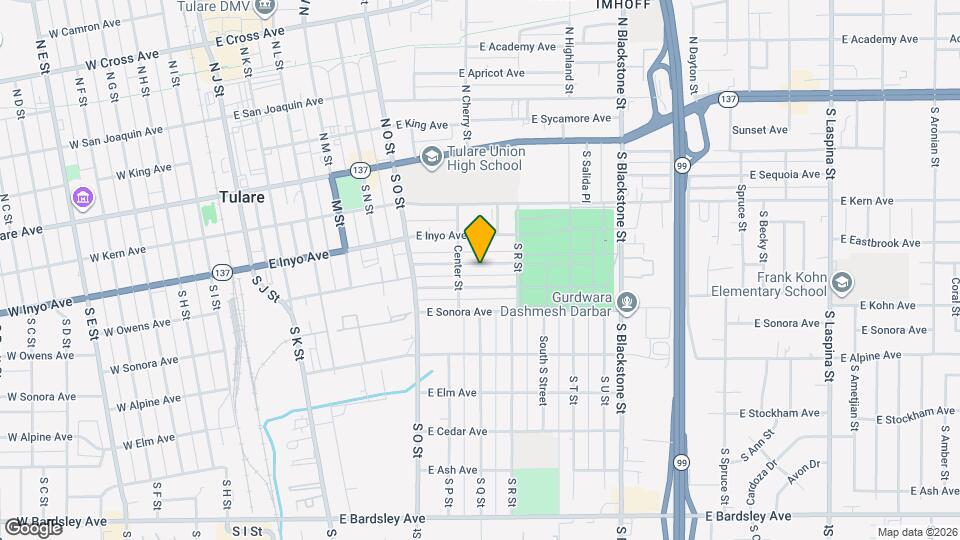 741 Mariposa Ave Map and Location Details