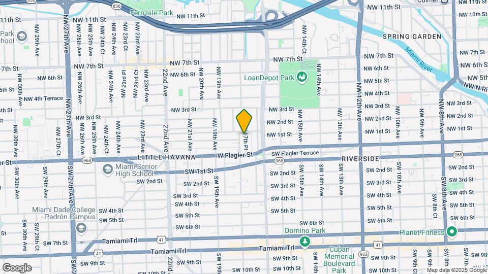 72 NW 17th Pl Map and Location Details
