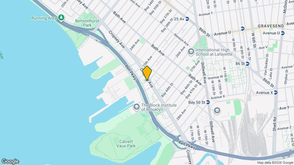 2554 Cropsey Ave Map and Location Details