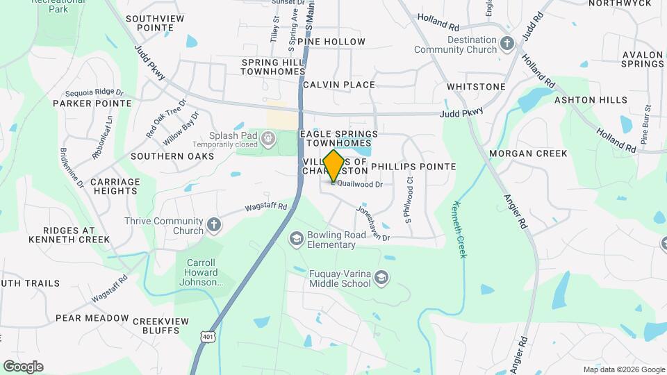 212 E Quailwood Dr Mapa y Detalles de la Ubicación