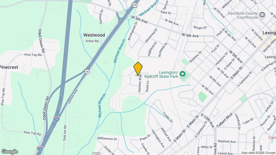502 Hunters Way Mapa y Detalles de la Ubicación
