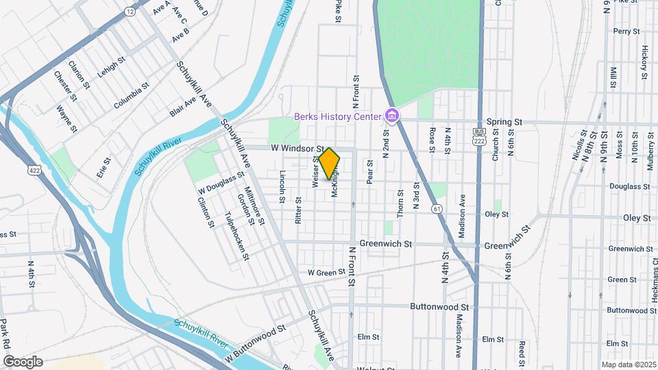 134 W Douglass St, Unit 2 Map and Location Details