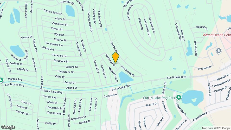 6955 Dickinson Dr Map and Location Details