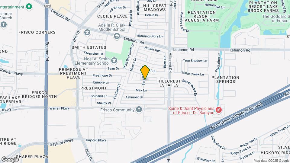 10200 Mallory Dr Map and Location Details