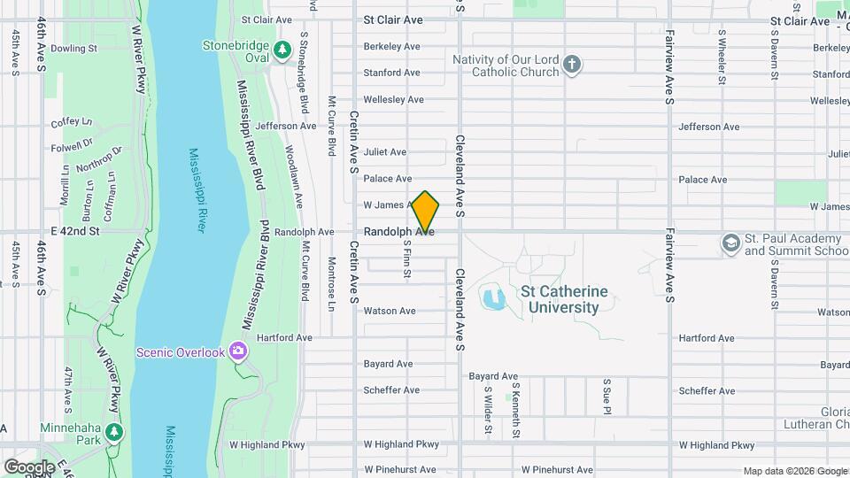 2100 Randolph Ave Map and Location Details