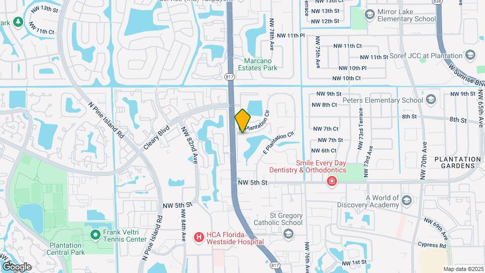 7952 NW 7th Ct Map and Location Details