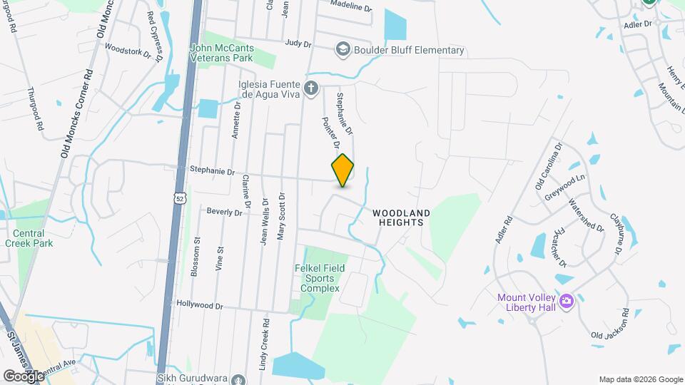 347 Water Oak Dr Map and Location Details