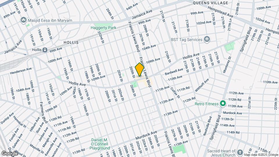 205-17 Hollis Ave Map and Location Details