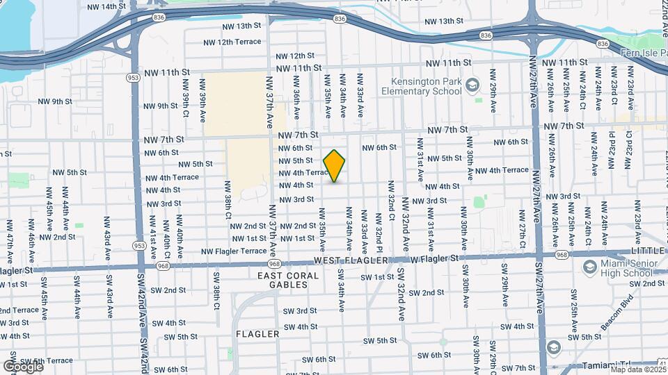 3444 NW 4th St Map and Location Details