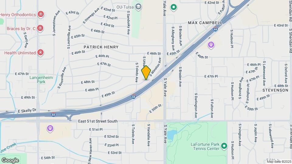 4530 E 49th St Map and Location Details