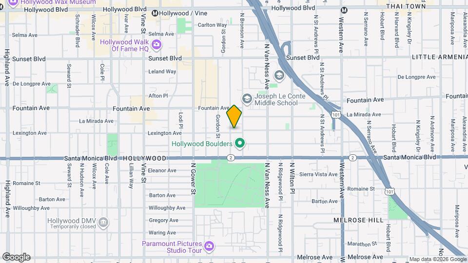 1200 Tamarind Ave Mapa y Detalles de la Ubicación